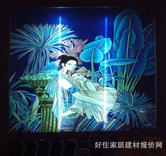 天星工藝玻璃 彩繪玻璃圖畫(huà) 訂做