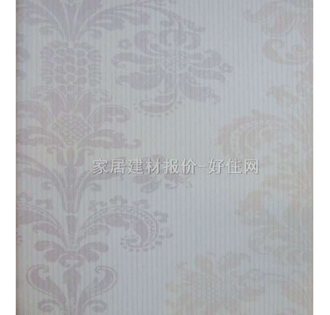 國昊經(jīng)典墻紙 1228 寬530mm×長10米 歐花 白色