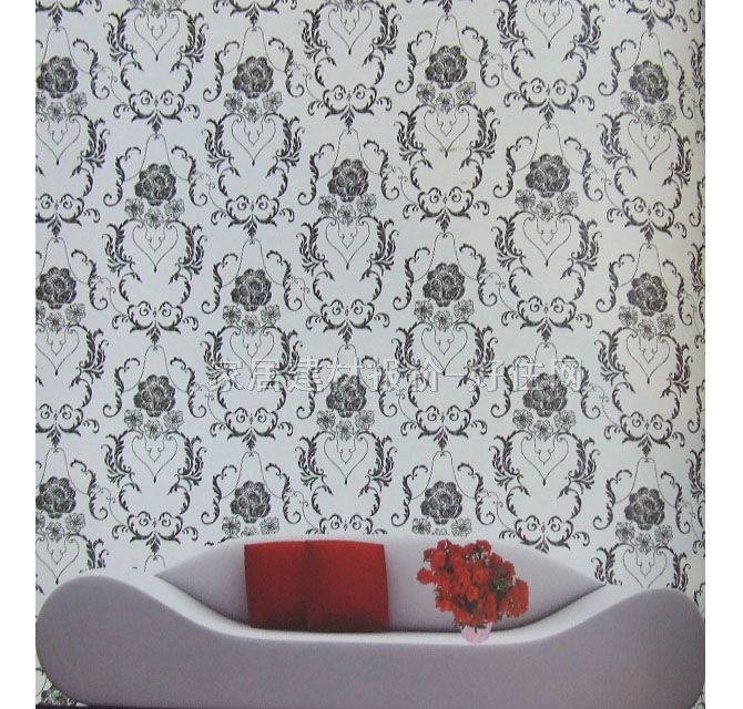 國昊經(jīng)典墻紙 1247 寬530mm×長10米 歐花 黃色