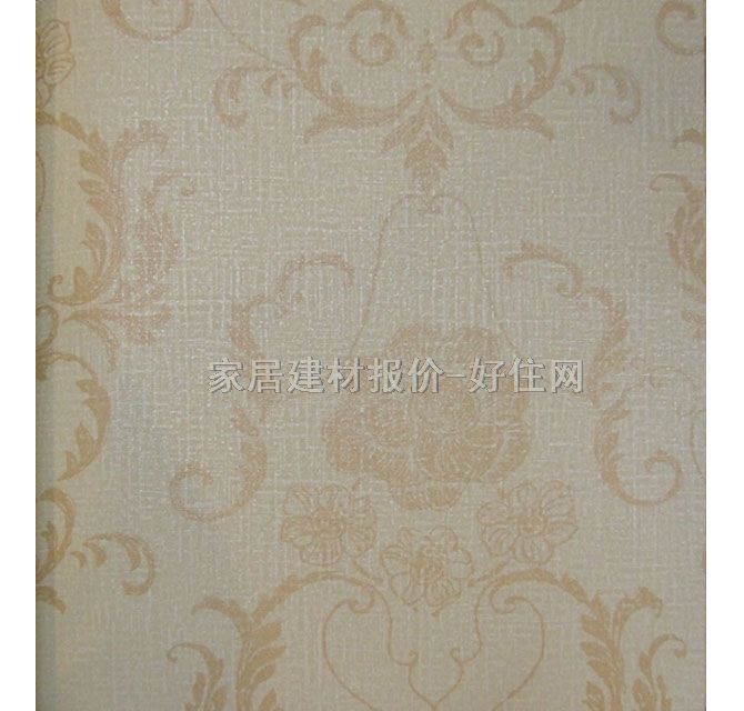 國昊經(jīng)典墻紙 1247 寬530mm×長10米 歐花 黃色