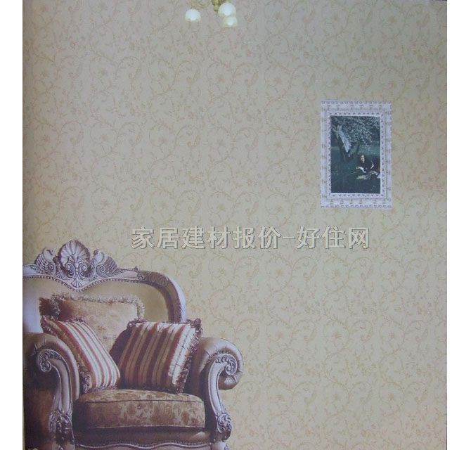 國昊經(jīng)典墻紙 1250 寬530mm×長10米 花 黃色