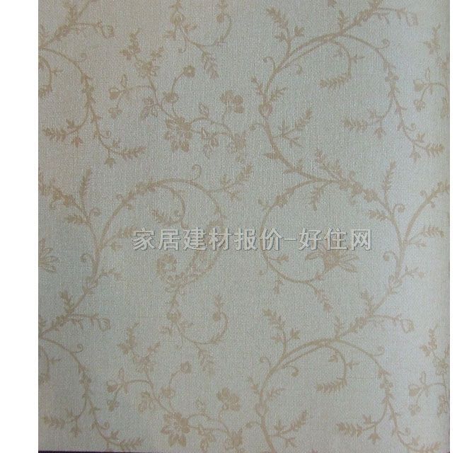 國昊經(jīng)典墻紙 1252 寬530mm×長10米 花 米色