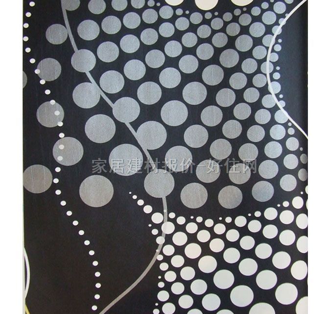 TLMI墻紙 1188 寬530mm×長10米 幾何 黑色