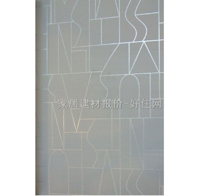 布萊克墻紙 1375 寬530mm×長10米 字母 白色