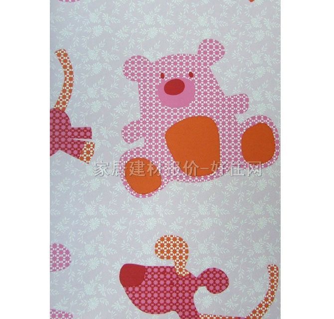 gozz kidz墻紙 23192 寬530mm×長10米 卡通 白色 紅色