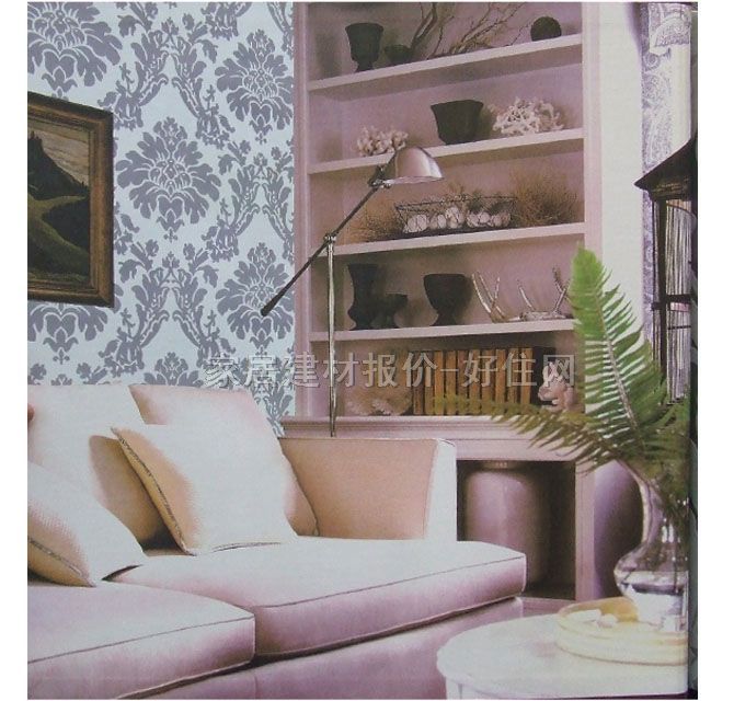 PANAMA墻紙 TW2501 0.7×10m 歐花 白色