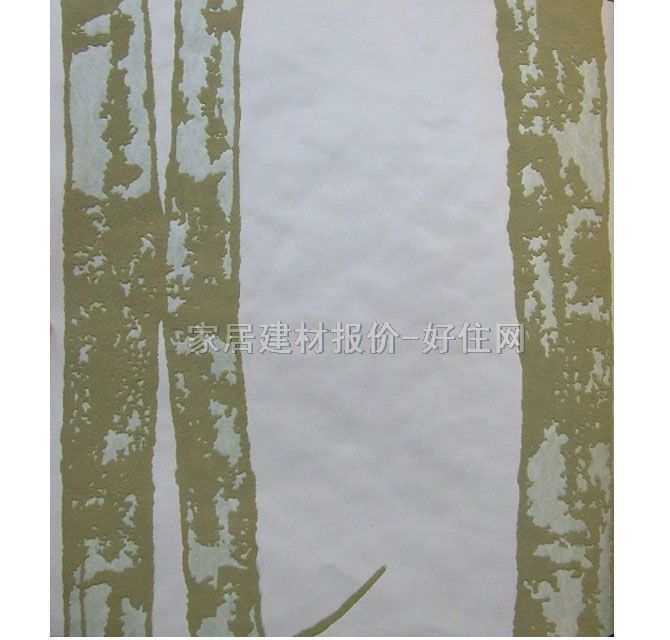 PANAMA墻紙 TW2701 寬530mm×長(zhǎng)10米 樹紋 白色 綠色