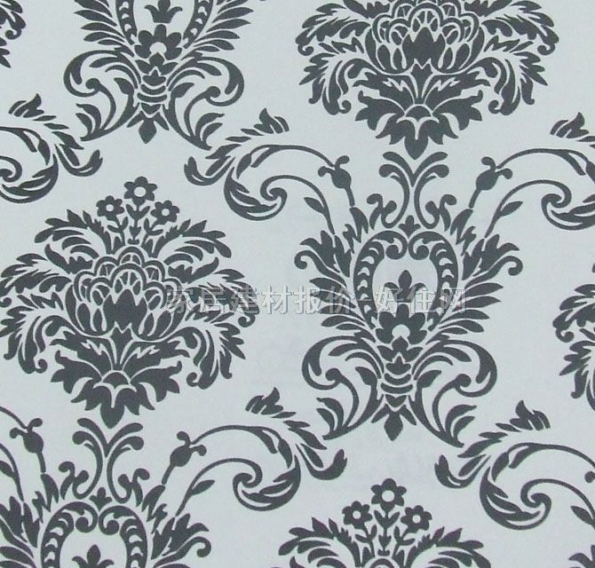 CARTIER墻紙 69031 寬530mm×長10米 歐花 白色