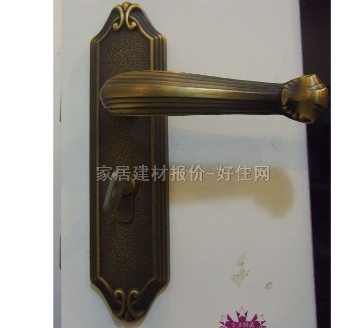 寶迪木門鎖 45mm×50mm TM5733.31CAB 45mm-55mm 黃古銅 執(zhí)手鎖 黃古銅色