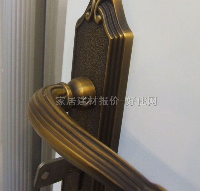 寶迪木門鎖 45mm×50mm TM5733.31CAB 45mm-55mm 黃古銅 執(zhí)手鎖 黃古銅色