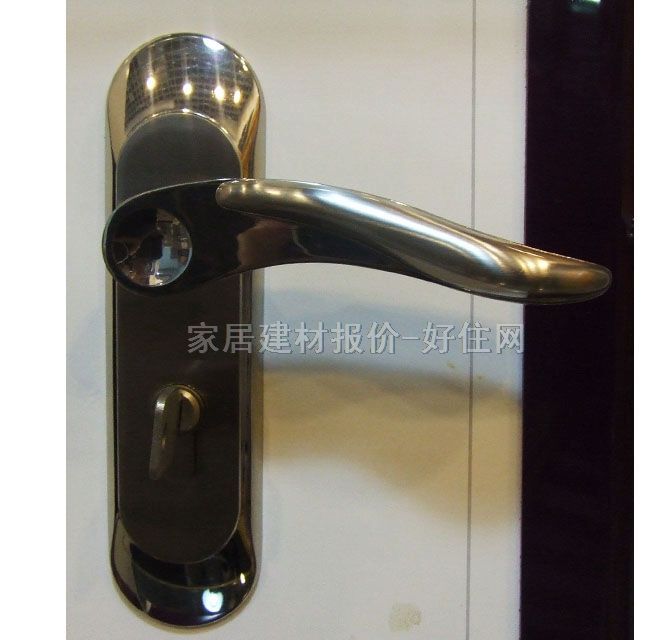 寶迪木門鎖 50mm×50mm BDZTS24.19SN1 45mm-55mm 不銹鋼 執(zhí)手鎖 閃銀色