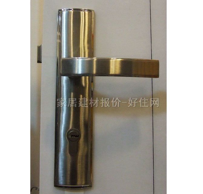 寶迪木門鎖 L12.09SSSP 45mm-55mm 不銹鋼 執(zhí)手鎖 閃銀色