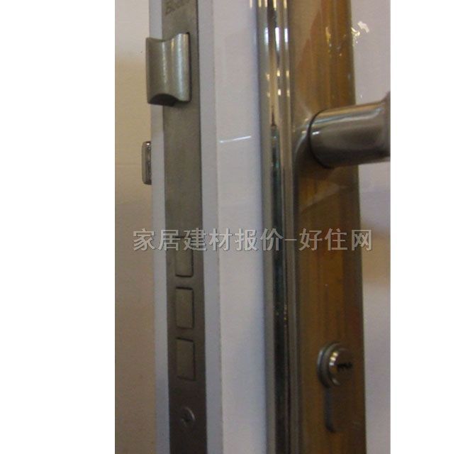 寶迪木門鎖 L12.09SSSP 45mm-55mm 不銹鋼 執(zhí)手鎖 閃銀色