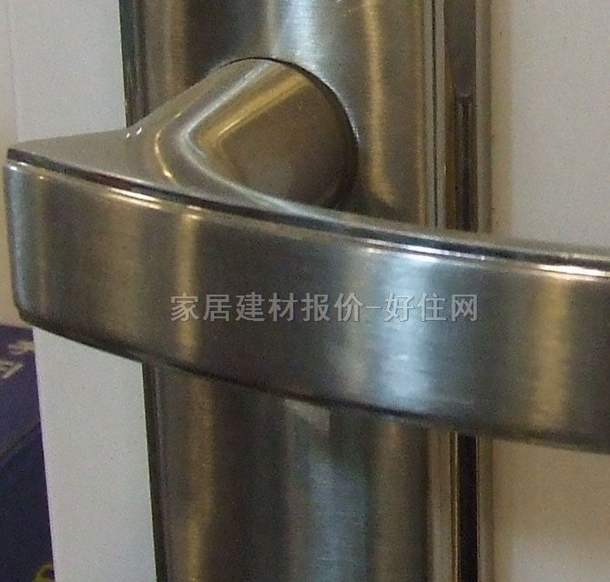 寶迪木門鎖 L12.09SSSP 45mm-55mm 不銹鋼 執(zhí)手鎖 閃銀色