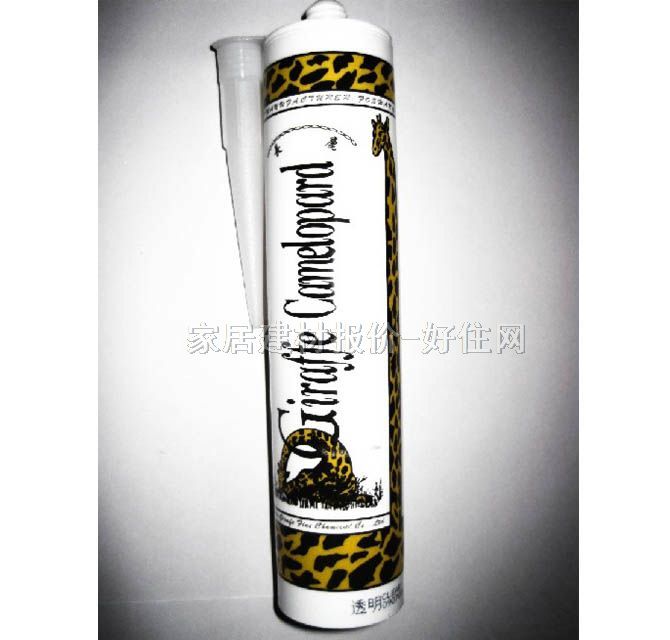 膠之寶玻璃膠(密封膠) 長鹿金牌酸性玻璃膠 300ml