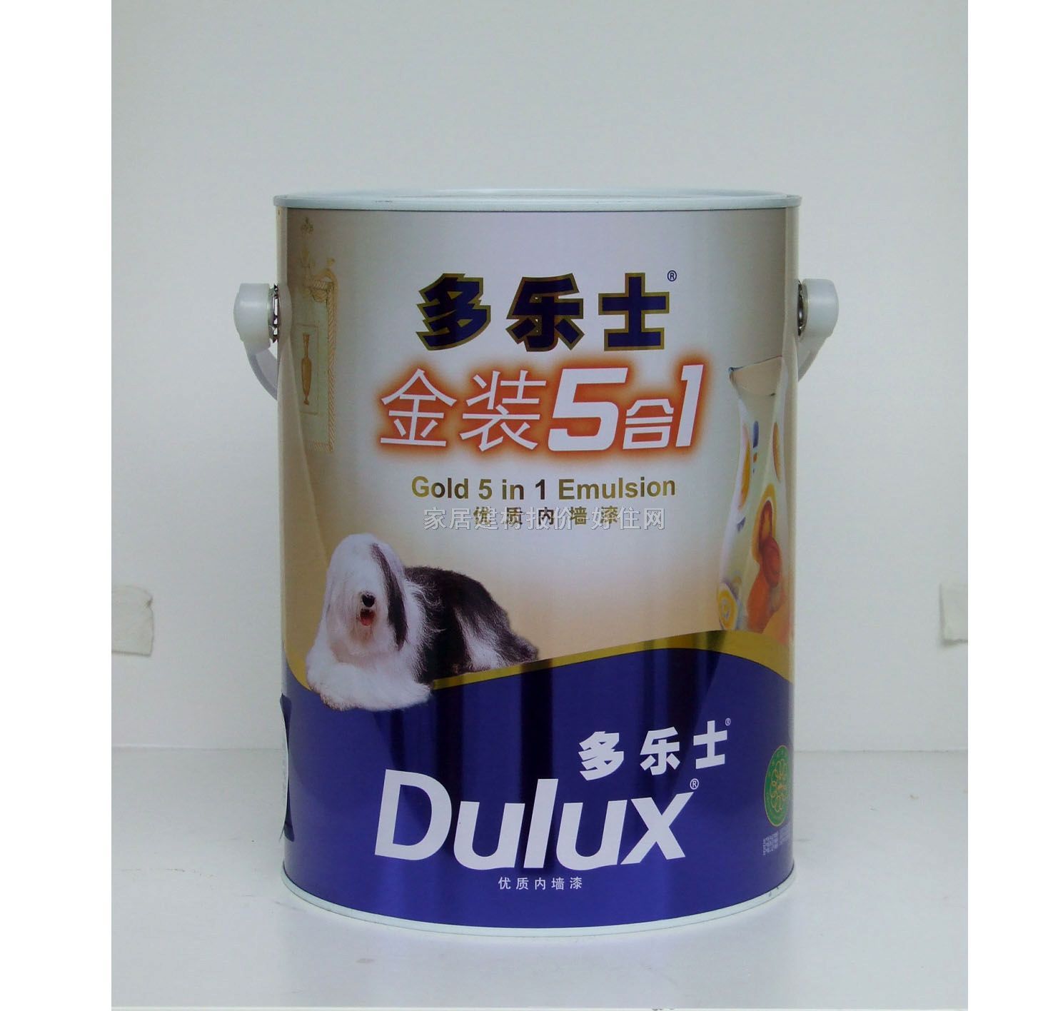 多樂士內(nèi)墻乳膠漆 金裝5合1優(yōu)質(zhì)墻面漆 A9700-65000 5L 白色啞光