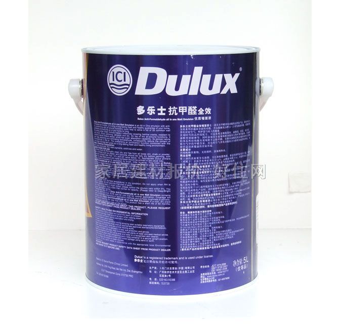 多樂士內(nèi)墻乳膠漆 抗甲醛全效優(yōu)質(zhì)內(nèi)墻漆A999-65000 5L 白色