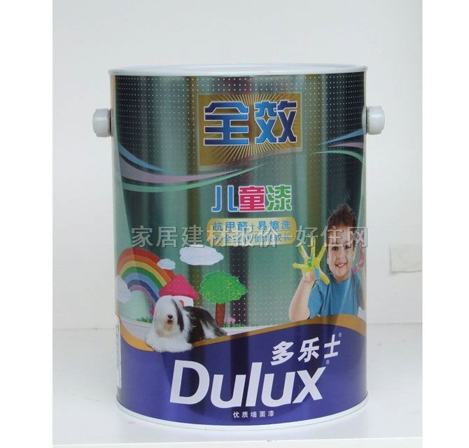 多樂士內(nèi)墻乳膠漆 原裝正品全效兒童漆 5L 白色