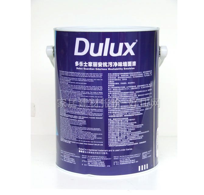 多樂士內(nèi)墻乳膠漆 家麗安抗污凈味墻面漆 5L 白色