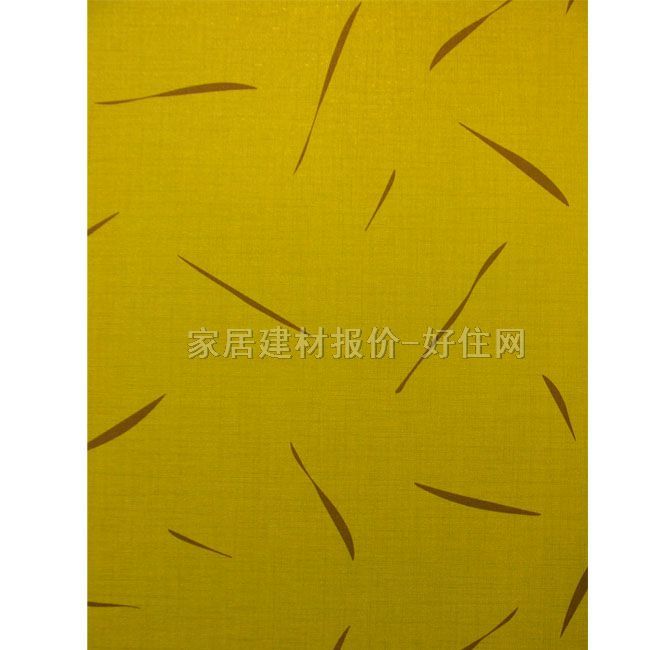 MOCACCINO墻紙 L47131 寬530mm×長10米 葉紋 黃色