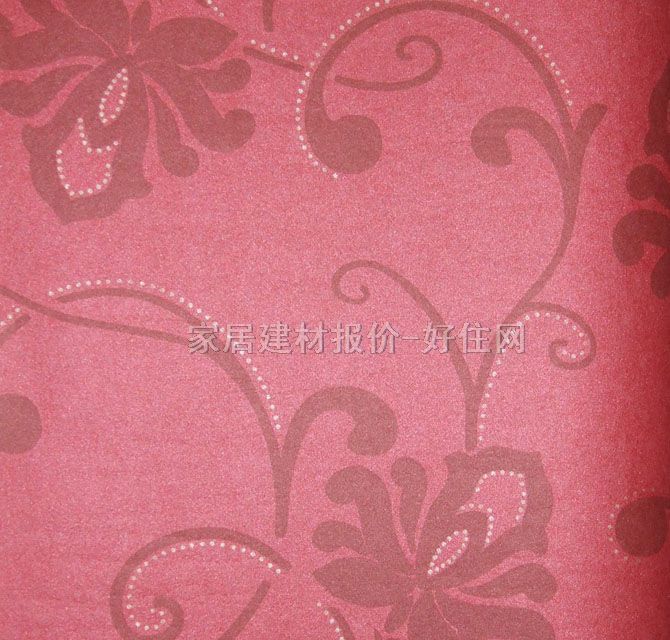 BOROSAN墻紙 SL-2406 寬530mm×長10米 花 紅色