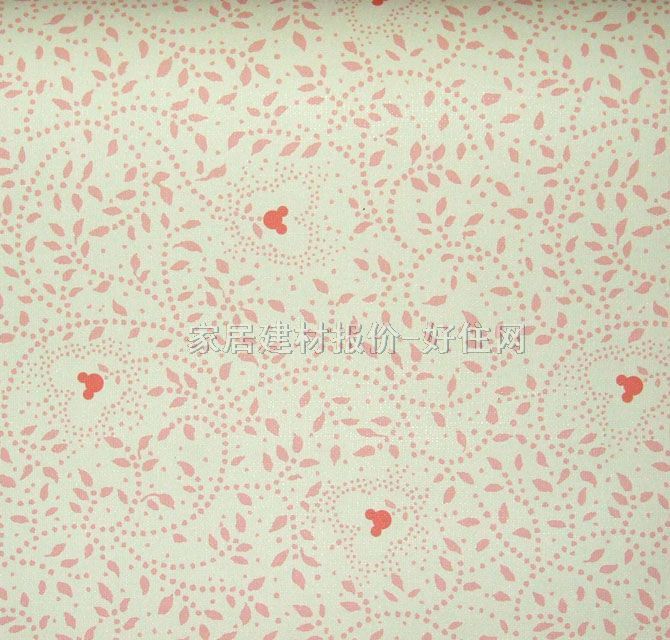 Classic micky墻紙 150601 0.5×10.05m 卡通 米色 紅色