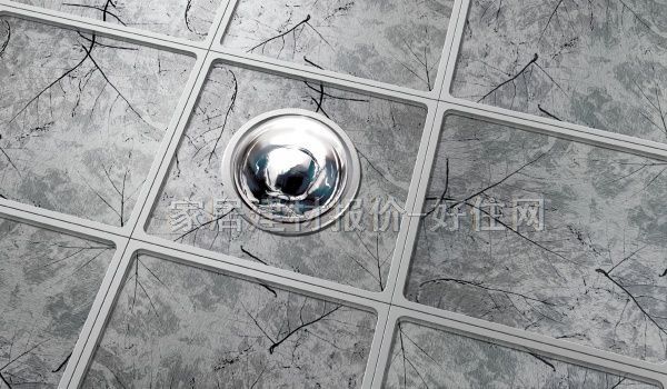 雄霸塑扣板天花 覆膜落葉化石 600mm×300mm