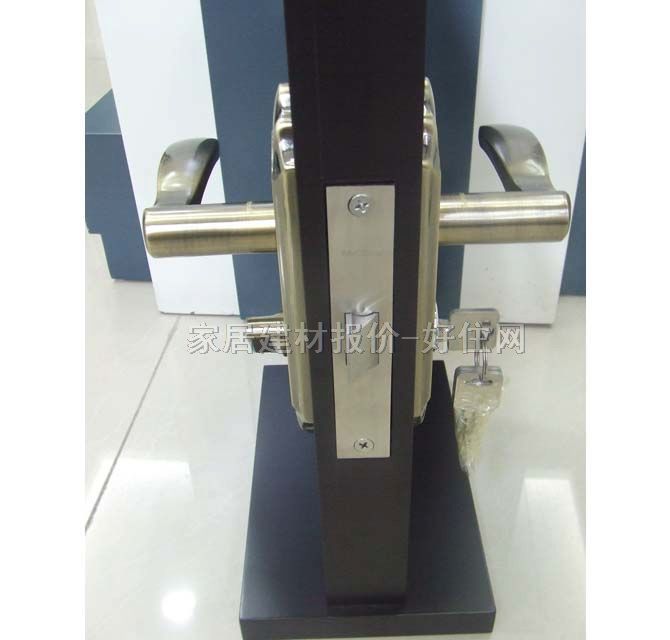 GMT木門鎖 SD170203-S07006AC 45mm-55mm 鋅合金 執(zhí)手鎖 閃光銀