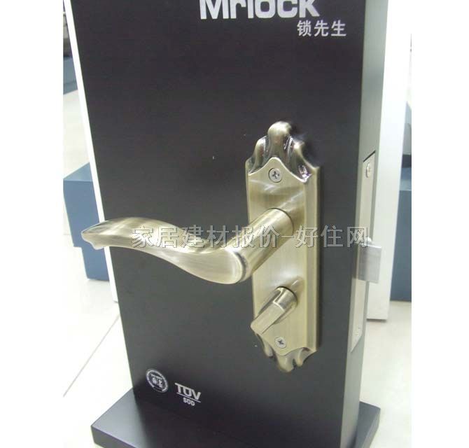 GMT木門鎖 SD170203-S07006AC 45mm-55mm 鋅合金 執(zhí)手鎖 閃光銀