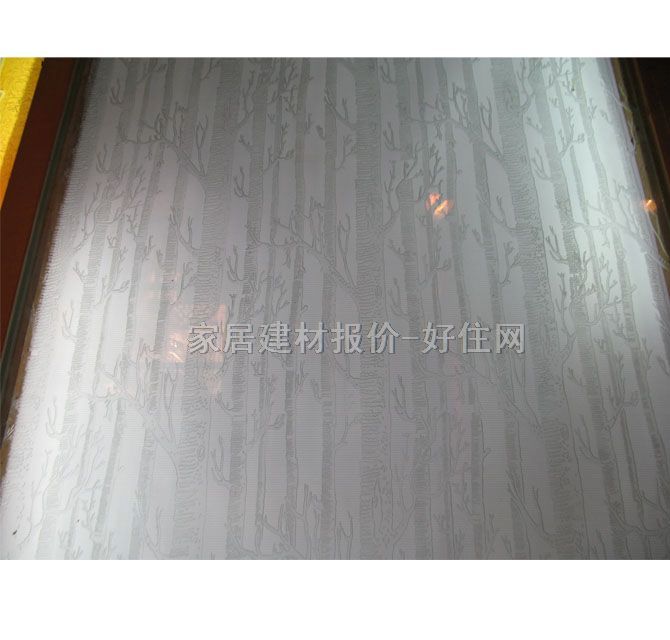 新偉工藝玻璃 彩繪玻璃生機(jī)勃勃 訂做