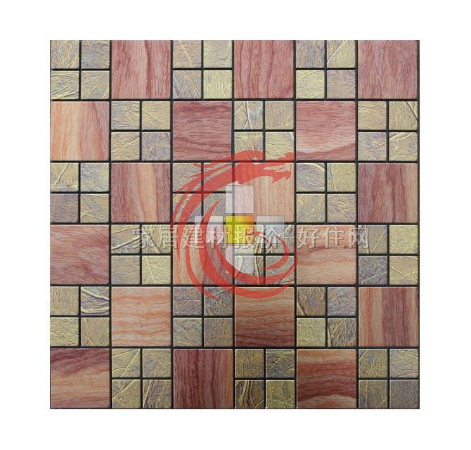 西龍馬賽克 鋁塑板5504 50mm×50mm 金屬 覆膜 紅色