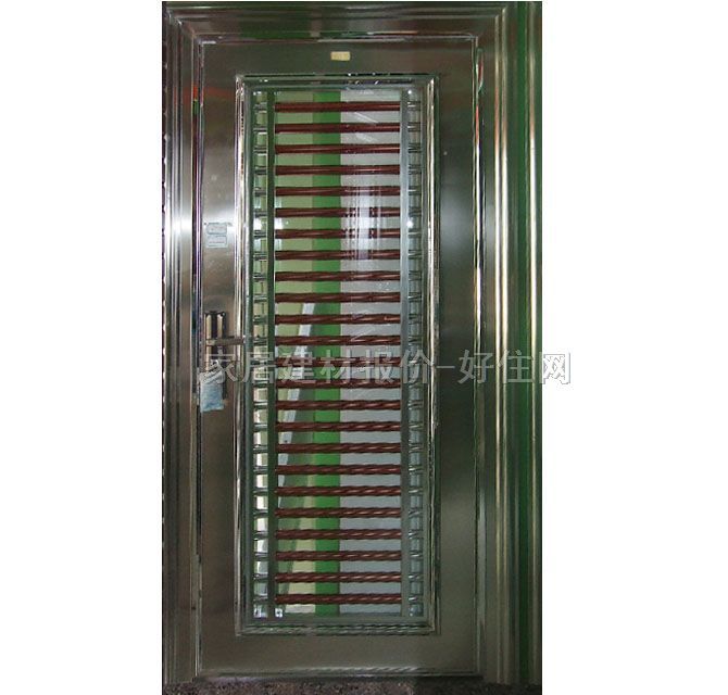 尊威不銹鋼門 單開式防盜門02 2040×860×150mm