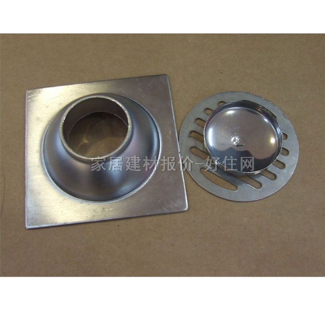 嘉美地漏 方形不銹鋼 3.5寸