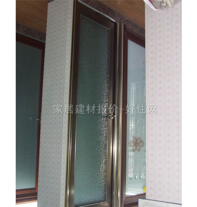 派威鋁合金門 單開冰花 700×2000mm