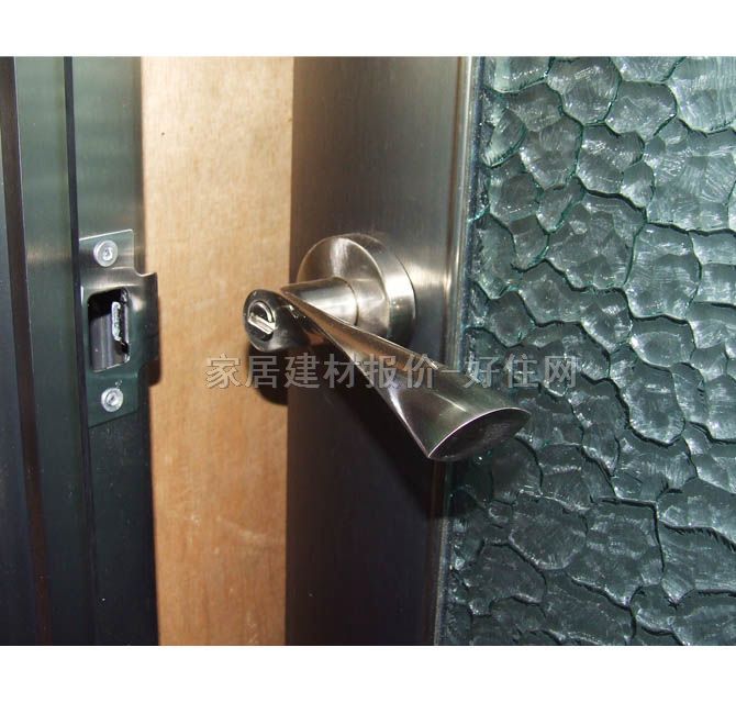 派威鋁合金門 單開冰花 700×2000mm