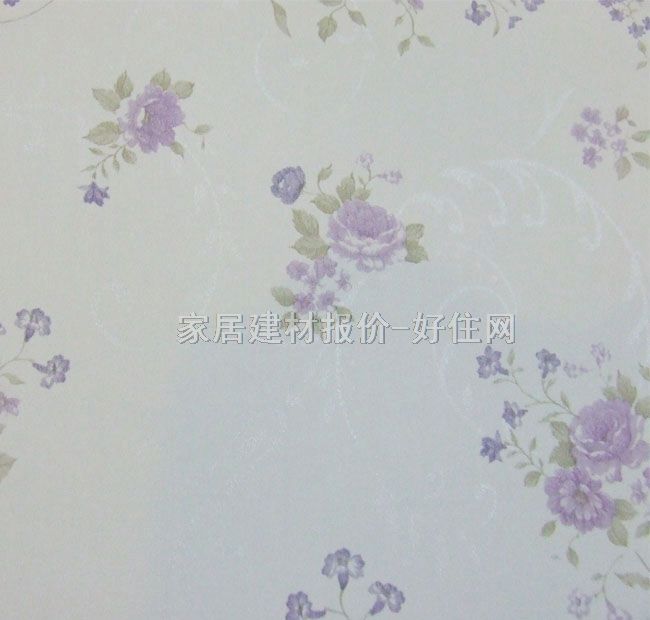 田園風(fēng)情墻紙 3062 寬530mm×長10米 花 白色