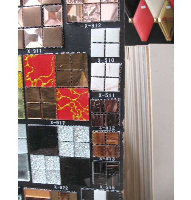 興和利馬賽克 白色陶瓷X-511 長20mm×寬20mm×厚4mm 玻璃 熔融 白色