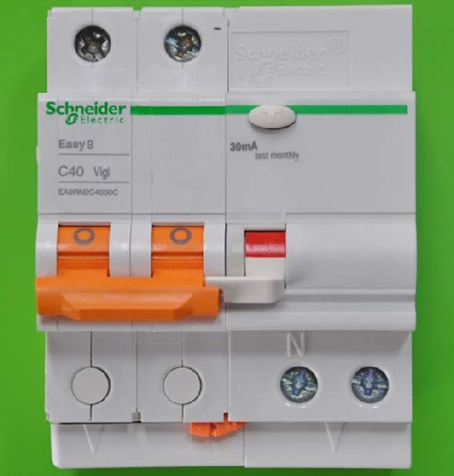 施耐德斷路器\空氣開關(guān) EA9RN2C4030C 2P 40A 漏電斷路器