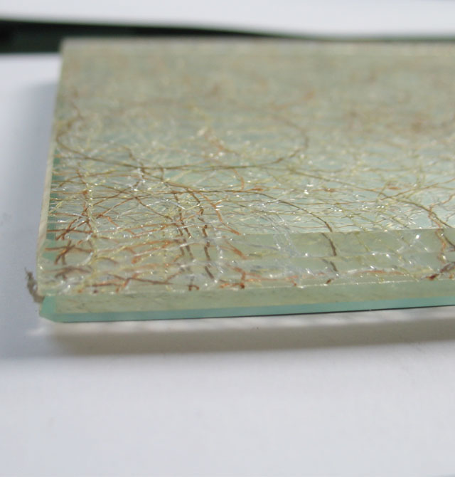 廣亮夾絲夾層玻璃 銀鏡夾絲彩絲YB-SK01-2 5+5mm