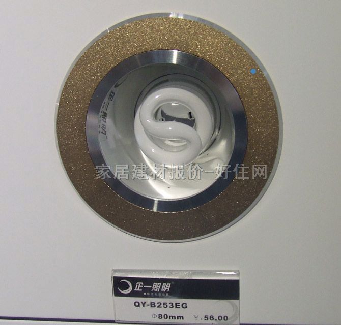 ���bǶ��Ͳ��  QY-B253EG ��80mm ֱʽ 9w