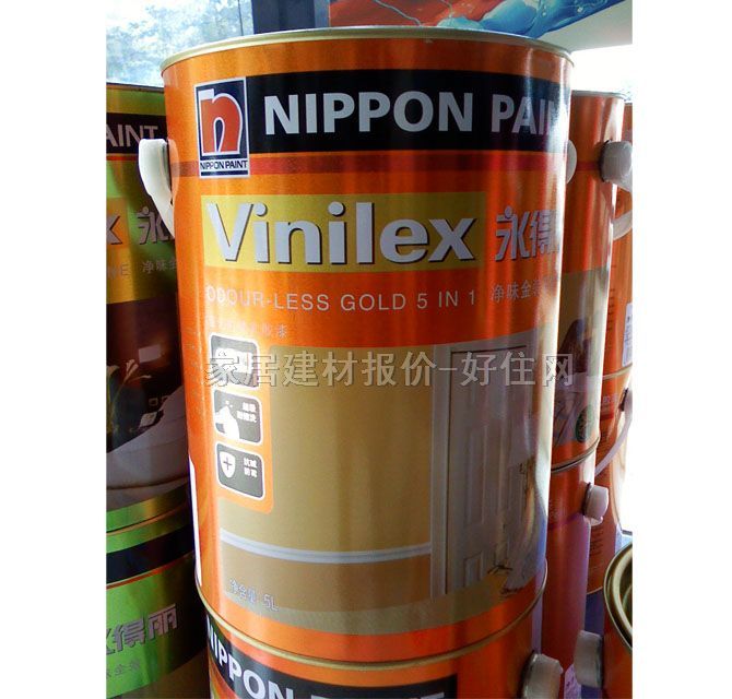 立邦內(nèi)墻乳膠漆 永得麗凈味金裝五合一 5L 白色