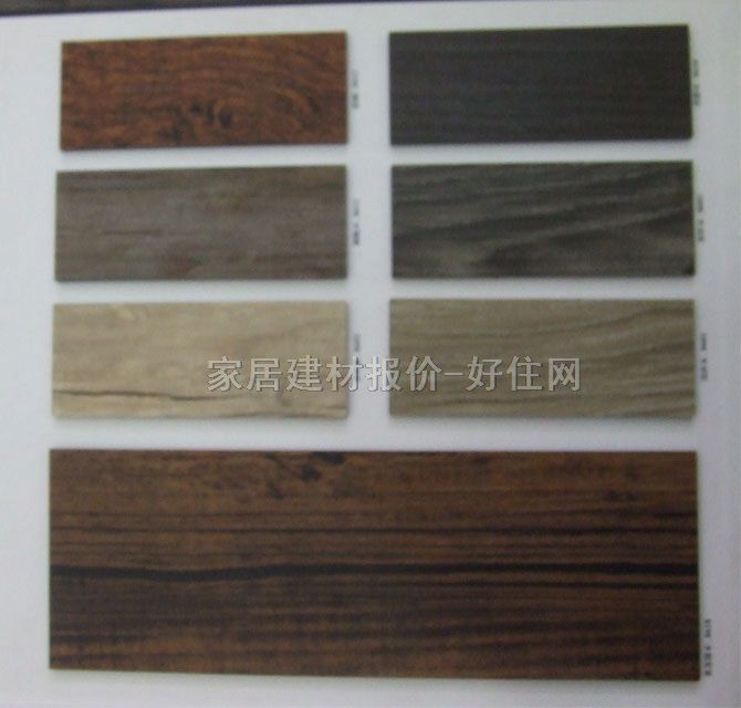 柯耐塊材PVC塑料地板 典雅木紋 914.4mm×152.4mm×厚2mm 木紋