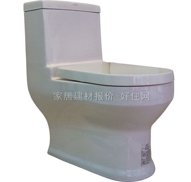 泰陶連體馬桶坐廁 TA-8139 虹吸式連體座便器 670mm×380mm×高760mm