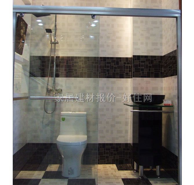 順輝墻面磚 拋光磚格子圖案下墻深色SAR07284 300mm× 450mm