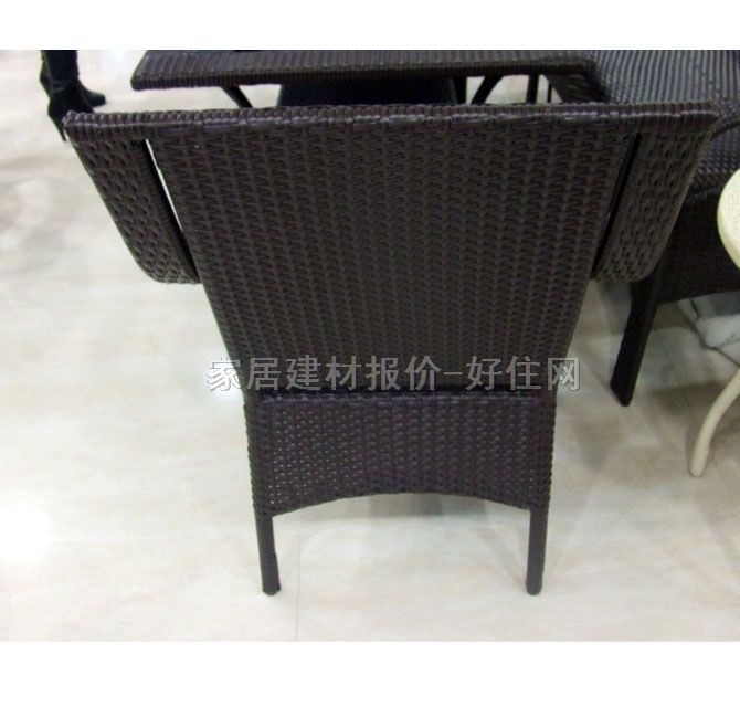 雅芳公園桌椅 8615茶幾+8822長椅+8805單椅 1200×600×700mm