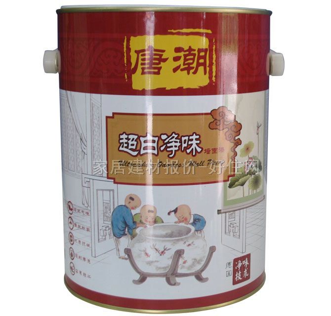 唐潮內(nèi)墻乳膠漆 超白凈味墻面漆(家庭裝) 5L 白色