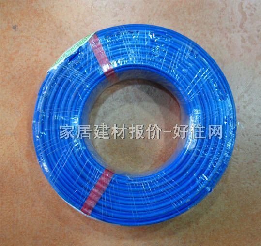 慶豐單芯電線電纜 雙塑銅芯聚氯乙烯絕緣電線 1m㎡ BVV 100米 450\750V