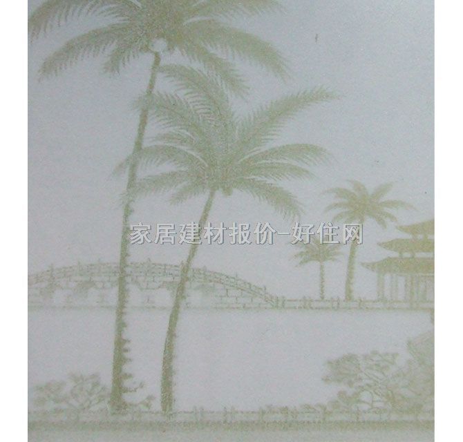 明大玻璃紙 椰樹白色F-010 寬610mm×長9米