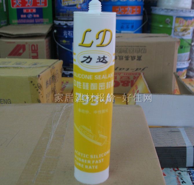 力達(dá)玻璃膠(密封膠) 793-A黑灰白中性硅酮密封膠 460ml