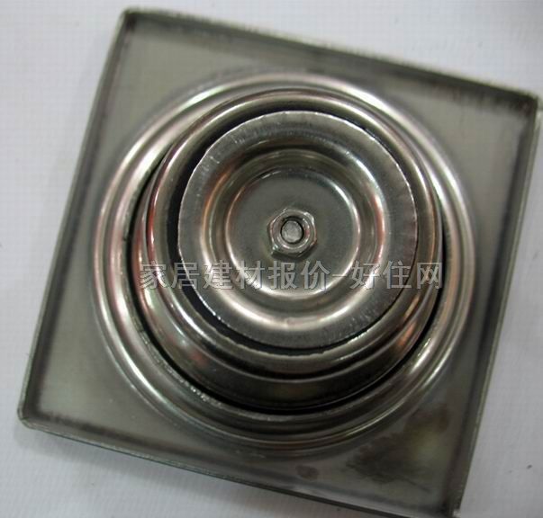 松山地漏 方型不銹鋼防臭地漏3 3寸